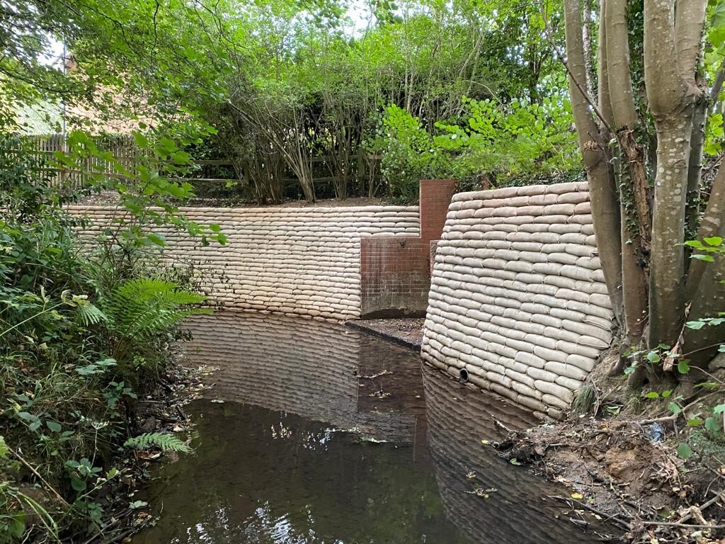 Riverbank Scour Repair - West Sussex