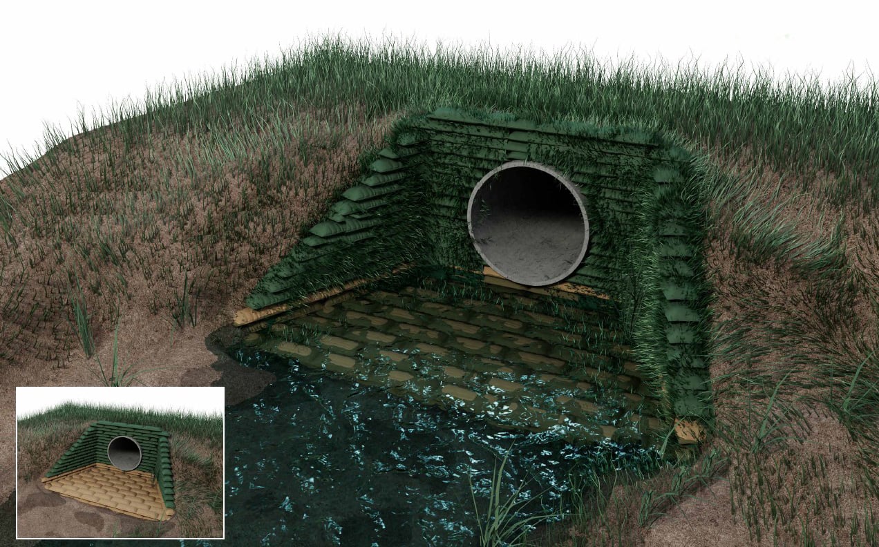 Soil Filled MSE Bagwork